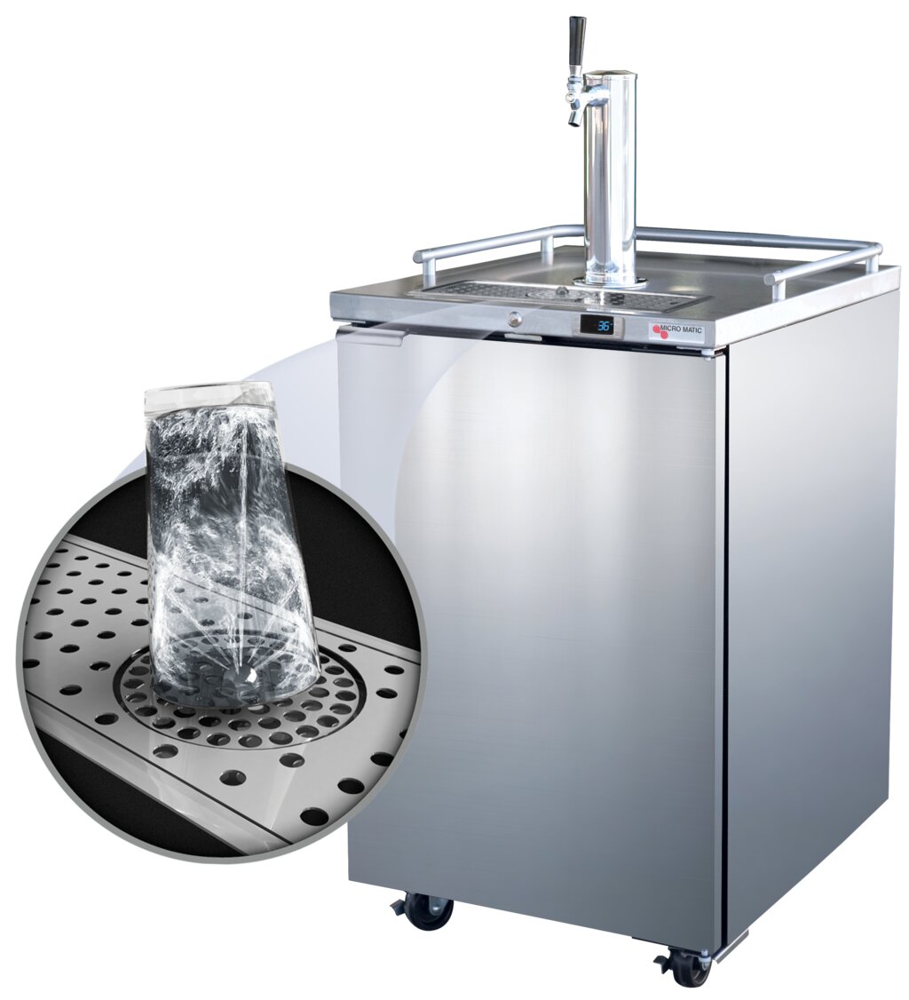 Pro-Line™ Single Tap Kegerator Beer Dispenser – (1) 1/2 Keg